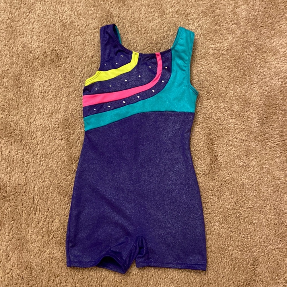 Freestyle Girls Navy Leotard size 6/6x